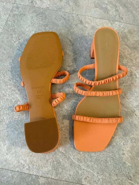 New Reformation Block Heel Sandals - Women - Picture 2 of 3